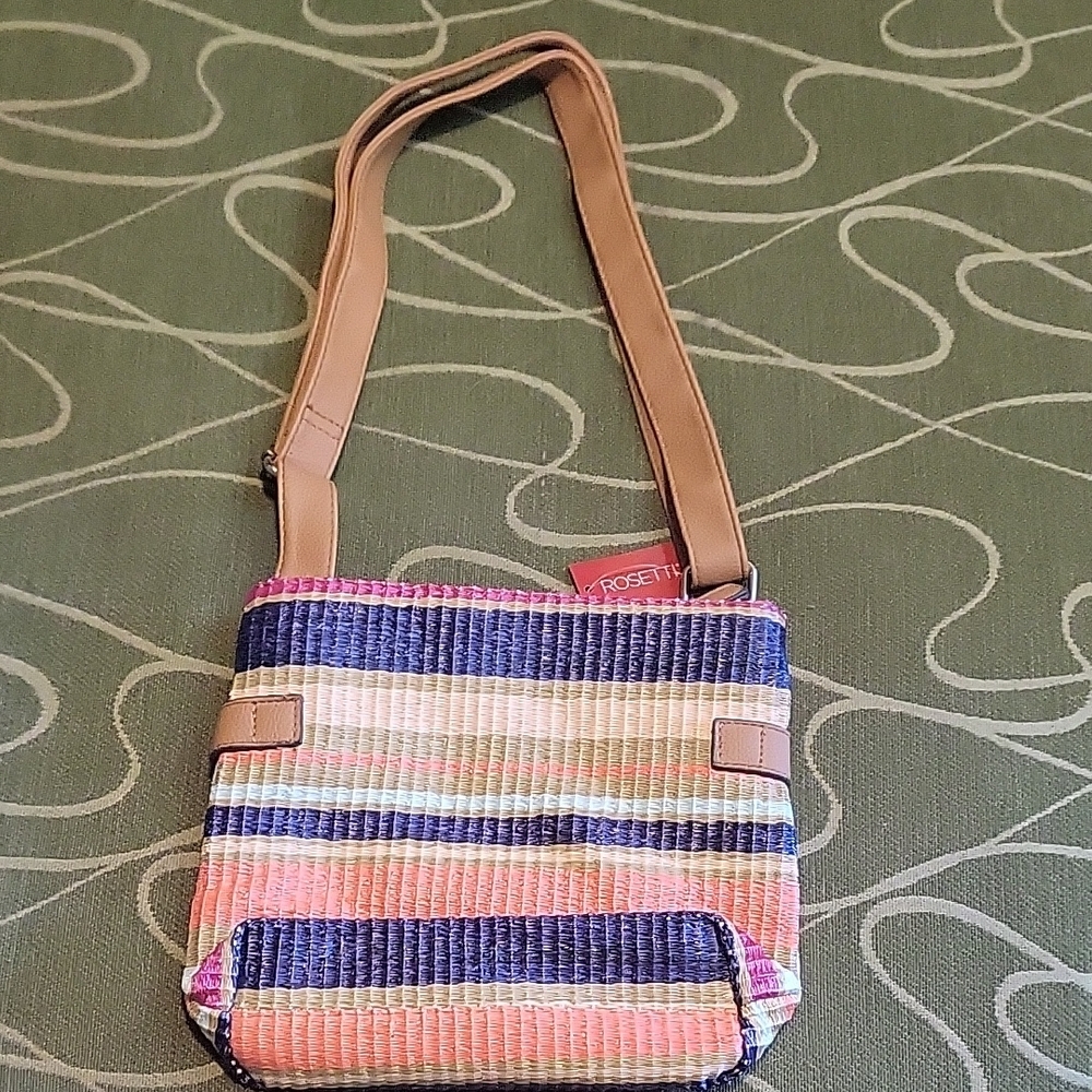 Rosetti Striped Pastel Crossbody Bag NWT - Picture 4 of 6